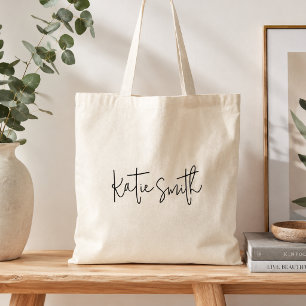 Bolsa Tote Totes de Mercado con Nombre Personali