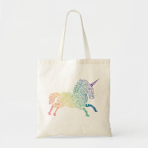 Bolsa Tote Unicornio de Palabras del Mundo - Arcoí