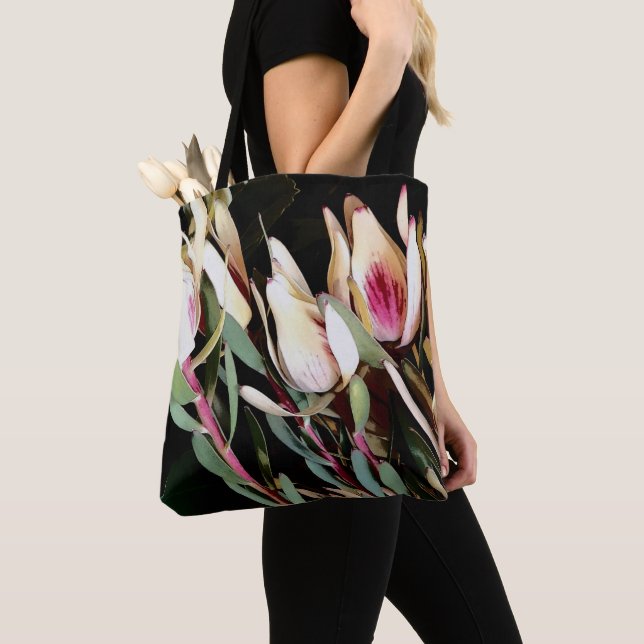 Bolsa Tote "White Leucadendron" (Detalle)