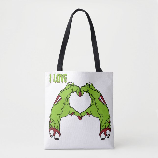 bolsa tote Zombie Love (Anverso)