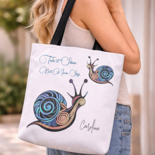 Bolsa Totebag de Caracol Colorido: Despacio Pero N