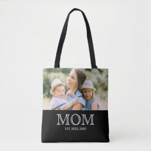 Bolsa Toteblack con Foto de Mamá Establecida
