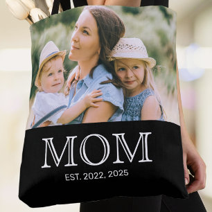 Bolsa Toteblack con Foto de Mamá Establecida