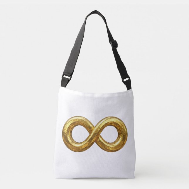 Bolsa Totem Símbolo de Infinito Dorado (Anverso)