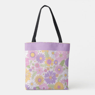 Bolsa Totemate de escritorio grande de jardín flor