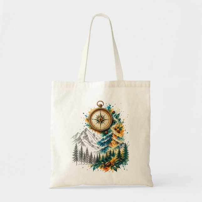 Bolsa Totera Compass Coffee Mountain Adventure (Frente)