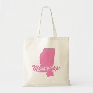 Bolsa Totera con Forma del Estado de Mississippi