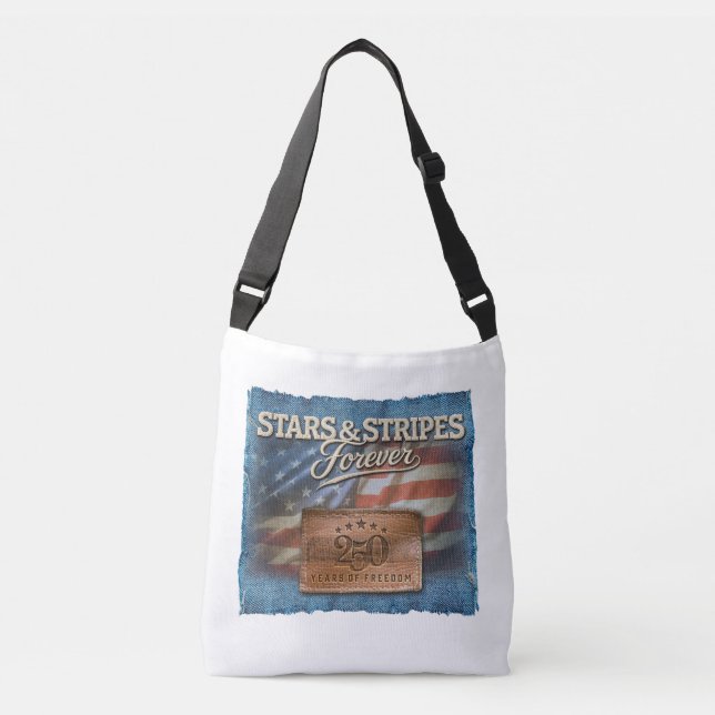 Bolsa Totera Cruzada Stars & Stripes Forever (Anverso)