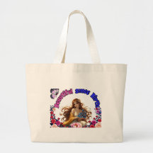 Bolsa Totera de Arte Adorable – Ligera, Duradera, 