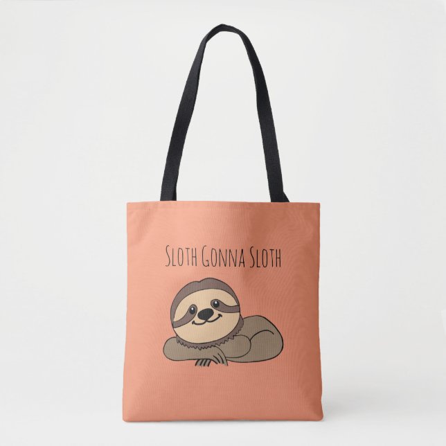 Bolsa Totera de Sloth Gonna Sloth de Impresión Tot (Anverso)