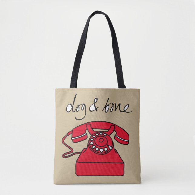 Bolsa Totera de Teléfono Perro & Hueso (Anverso)