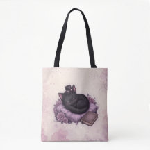 Bolsa Totera Gato Negro Magia Oscura de Velvet
