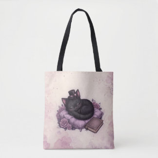 Bolsa Totera Gato Negro Magia Oscura de Velvet