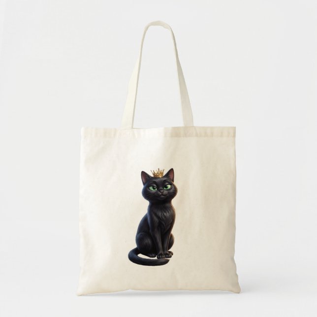 Bolsa Totera Gato Negro Real (Frente)