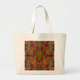 Bolsa Totera Jumbo de Arte Caleidoscópico – Geomét