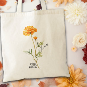 Bolsa Totera Nombre Flor de Nacimiento Mes Octubre