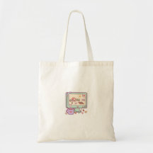 Bolsa Totera para PC Gamer Granja Kawaii Pastel