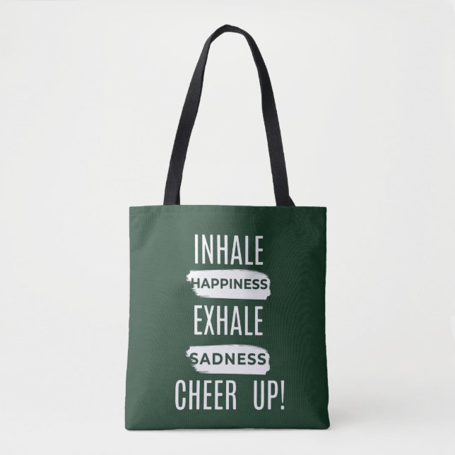 BOLSA TOTTE DE ANIMAR INHALAR Y EXHALAR PARA MUJER (Anverso)