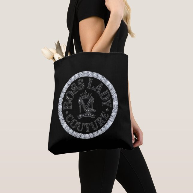 Bolsa Totte de Boss Lady Couture con Impresión Tot (Detalle)
