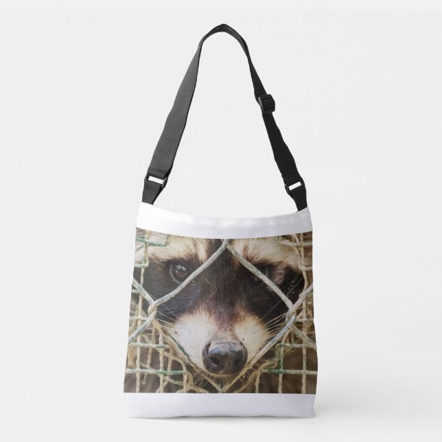 BOLSA TRANSVERSAL CON MAPACHE (Anverso)