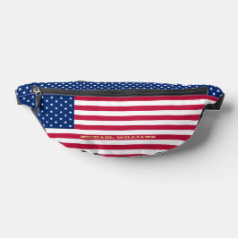Bolsa transversal de cintura con monograma de band