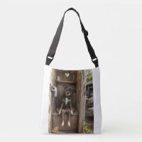 Bolsa transversal de granja de selfie de Chihuahua