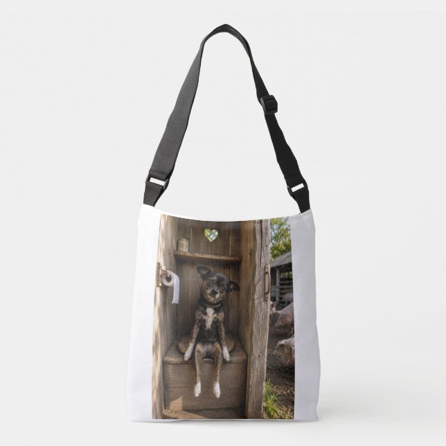 Bolsa transversal de granja de selfie de Chihuahua (Anverso)
