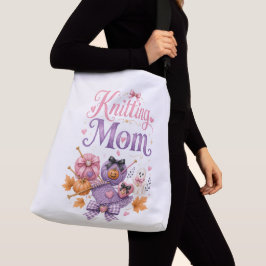 Bolsa transversal de Halloween para mamá tejedora
