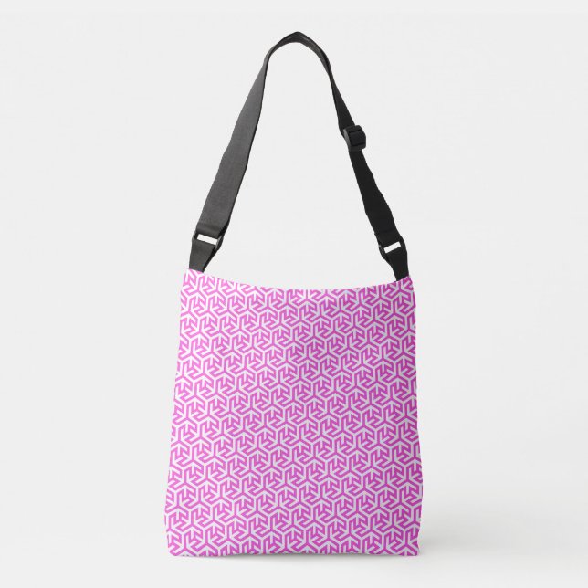 Bolsa transversal de hexágonos entrelazados (Anverso)