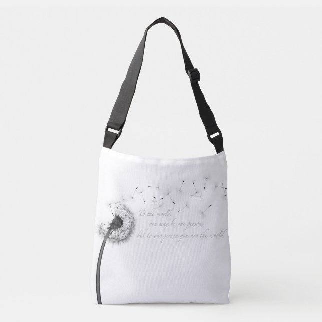 Bolsa transversal de impresión de inspiración de d (Anverso)