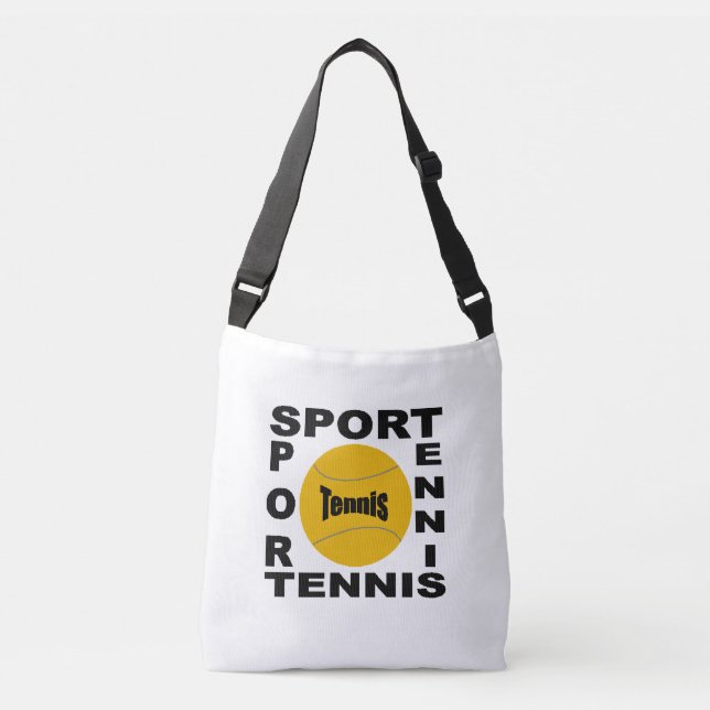Bolsa transversal media DEPORTE TENIS (Anverso)