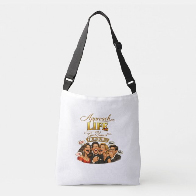 Bolsa transversal que irradia alegría (Anverso)