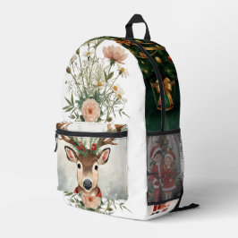 Bolsa Trasera de Vacaciones de Reno Adorable para 
