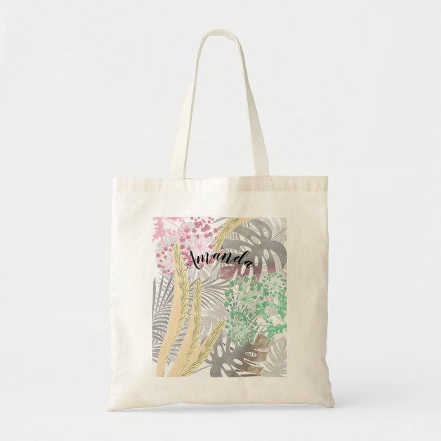 Bolsa tropical de acuarela para damas de honor (Frente)