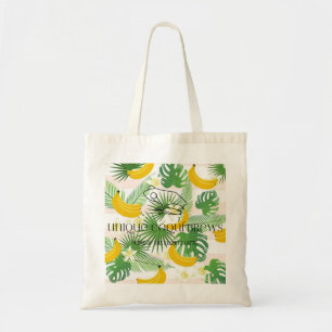 Bolsa tropical de tocador de plátano