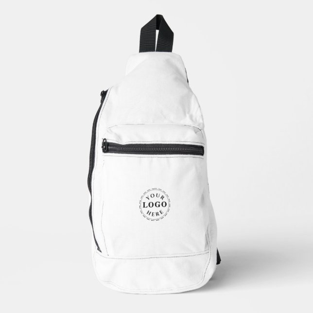 Bolsa única de honda blanca con logo Personalizado (Anverso)