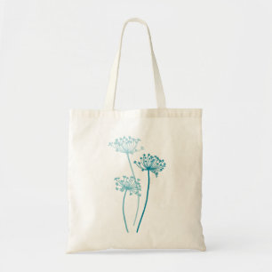 Bolsa verde azulada de perejil de vacas floridas m