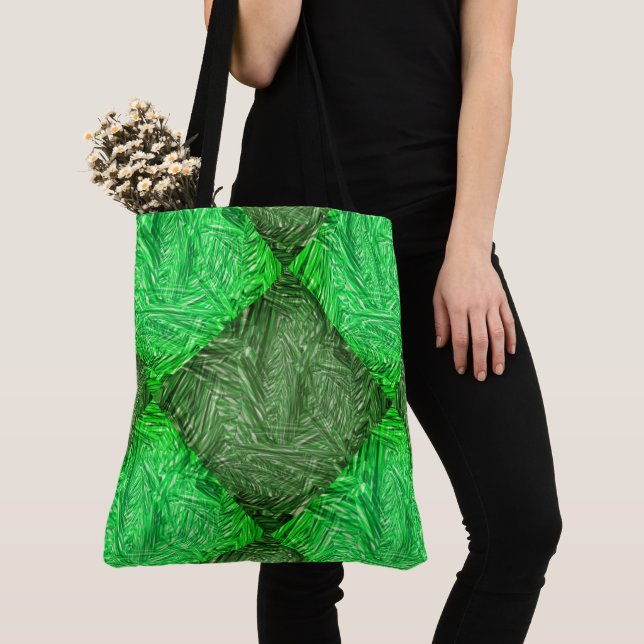 Bolsa verde Falsa ou folhas de coqueiro (Detalle)