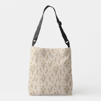 Bolsa Vintage de cuerpo cruzado floral - Daisy & H