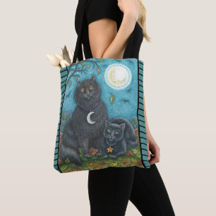 BOLSA Y PIRINEQUILIBRIO DE GATO NEGRO HOMBRO DE TO