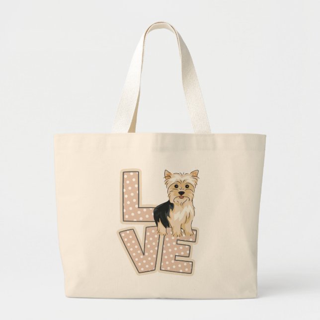 Bolsa Yorkie, Yorkshire Terrier Lover, Bolsa de Pe (Frente)