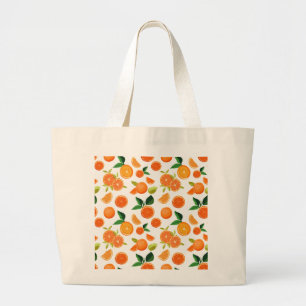 Bolsa 'Zesty Orchard' con vibrante patrón de naran