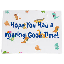 Bolsas a favor de la fiesta de los dinosaurios del