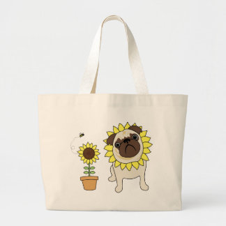 Bolsas Adorables De Toque De Pug De Sunflower