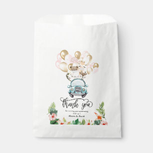 Bolsas Baby Shower Favor   Safari Friends Drive By