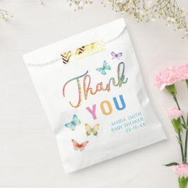Bolsas Baby Shower Favorito de la mariposa