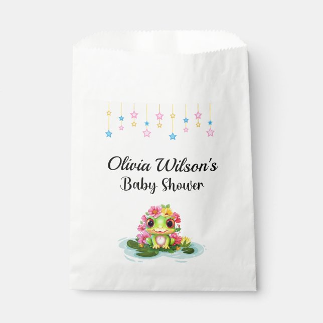 Bolsas Baby Shower Party Favor, Bolsa De Favor Del (Anverso)