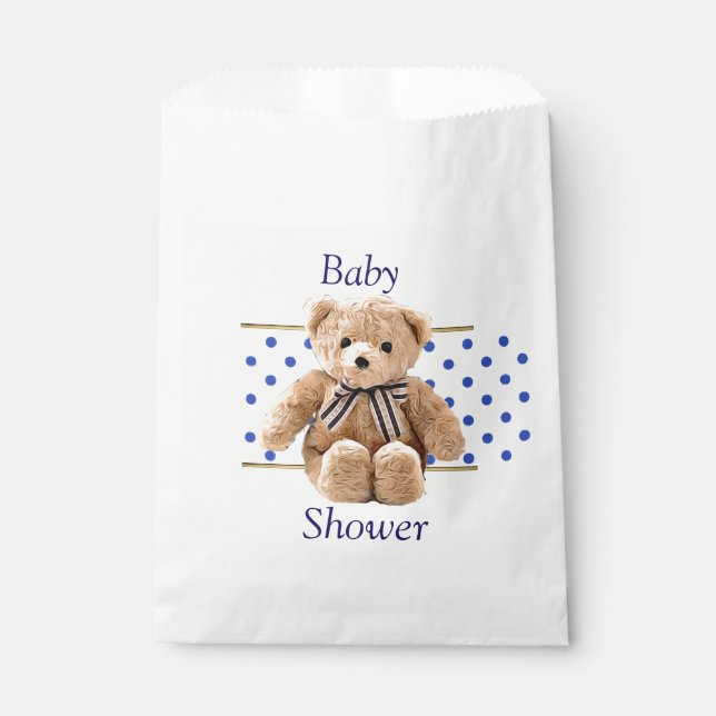 Bolsas Baby Shower Teddy Bear Candy Favorito (Anverso)
