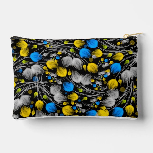 Bolsas Cosméticas Y De Aseo Con Floral (Reverso )