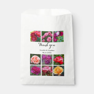Bolsas de agradecimiento Collage de Rosas #1